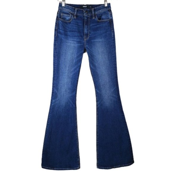 Hudson Jeans Denim - HUDSON Holly High Rise Flare Jeans Size 25 Light Distress NWOT